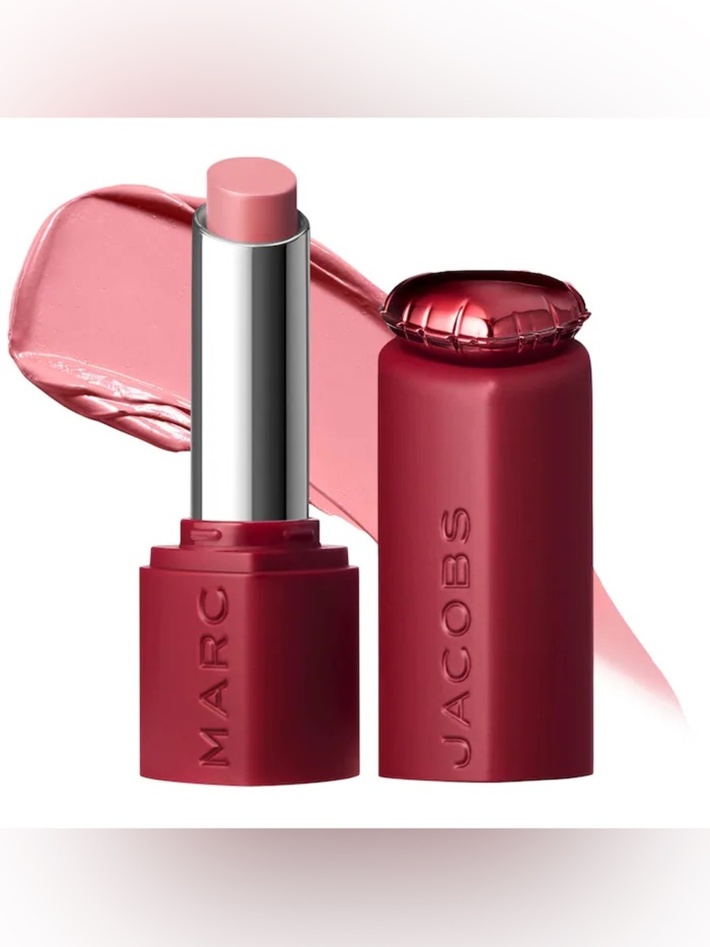New Marc Jacobs Heart On Long-Lasting Soft Shine Lipstick 101 Love Muscle